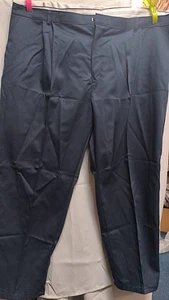 Men’s Navy Formal Trousers Regular Classic Fit Work Dress Pants Zip Front Dusty - Picture 1 of 36