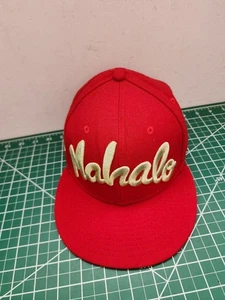 FITTED HAWAII 2015 UMI A OLA MAHALO RED & GOLD NEW ERA SNAPBACK CAP RARE - Picture 1 of 9