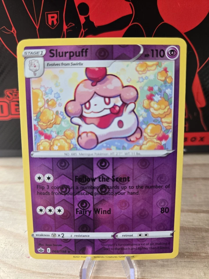 Slurpuff 068/198 Swsh06: Sword & Shield - Chilling Reign Reverse Holo - Image 1 of 1
