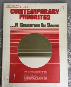 Armed Forces Song Folio XXXIII A Sensation in Sound Sheet Music Book 1979 Disco+ - Picture 1 of 3