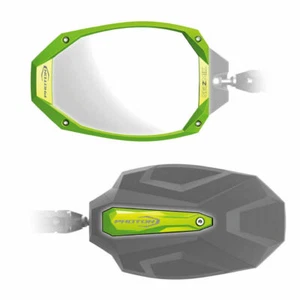 Can-Am Maverick X3 & Max Side View Folding Mirrors Seizmik Photon 2017+ Green - Picture 1 of 6