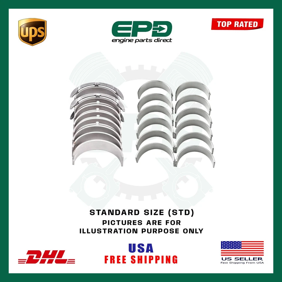 FOR LAND ROVER JAGUAR 2.7 276DT MAIN & BIG END BEARING TDV6 DIESEL ENGINE STD - Image 1 of 1