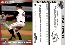Neal Frontz 2006 Grandstand Hudson Valley Renegades #30 Card *AutographDen*