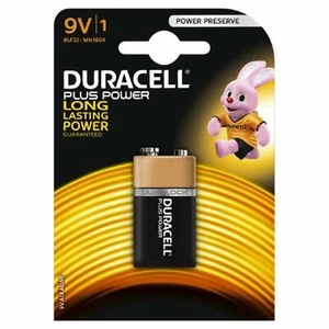 Pilas Duracell bateria original Alcalina Petaca LR61 PLUS POWER 9V blister 2X Ud - Imagen 1 de 1