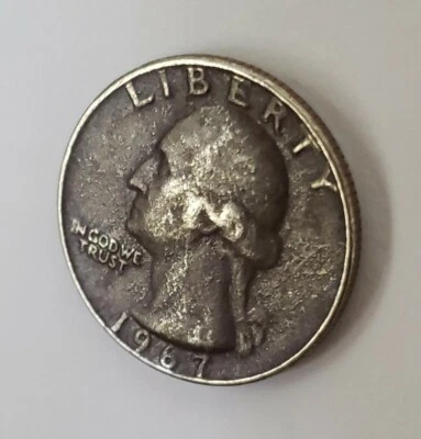 1967.  Washington Quarter Coin.  "  Special Finish  " 🐡🐠🐟. - Image 1 of 4