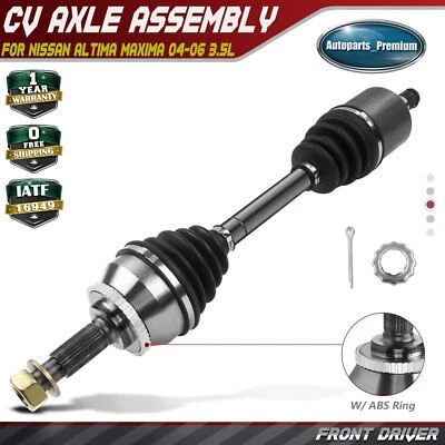 CV Axle Assembly for Nissan Altima Maxima 2004-2006 3.5L Auto Trans Front Left - Image 1 of 4