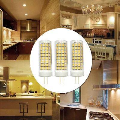 3pcs G4 Bi-pin 102 LED SMD Lamp Light Bulb 9W 2835SMD Warm White 3000K 110V 120V - Image 1 of 4