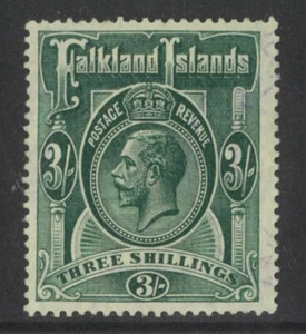 Falkland Islands 1923 KGV Watermark Mult Script 3/- Stamp SG80 Fine Used 31-24 - Picture 1 of 1