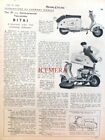 'BITRI' 191cc 2-Stroke Scooter - 1958 Magazine Report (1-Sided)