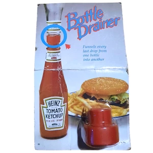Ketchup Bottle Drainer Kitchen Gadget Restaurant Equipment Vintage Hong Kong  - Picture 1 of 1