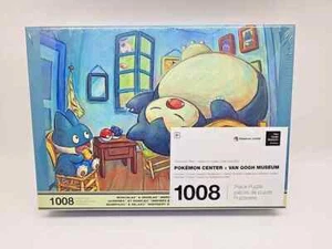 New Sealed Munchlax & Snorlax Bedroom Puzzle Pokémon Center × Van Gogh Museum - Picture 1 of 3