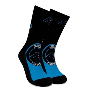 Carolina Panthers Socks Unisex One Size Fits Most NFL Football Teams - Picture 1 of 7
