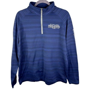 NCAA Penn State Nittany Lions Manga Larga 1/4 Cremallera Top Grande Nuevo con Etiquetas Ouray - Imagen 1 de 14
