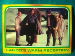 1980 Topps Star Wars-Empire Strikes Back Trading Card#321-Lando's Warm Reception - Picture 1 of 2