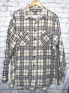 Fieldmaster Plaid Red / Black Flannel Shirt Jacket Size XL Tall Cotton Poly - Picture 1 of 11