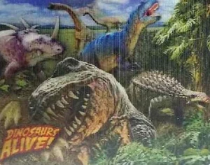 Imán para nevera 3D Dinosaurs Alive Calgary Zoo - Imagen 1 de 1