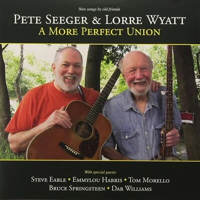 Pete Seeger & Lorre Wyatt - A more Perfect Union-Double LP Import- NEW & SEALED - Image 1 of 4