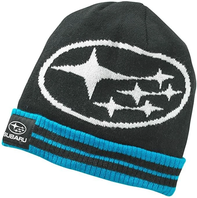 Subaru Logo Star Cluster Beanie Cap Hat STI Ascent Forester WRX Outback Official - Image 1 of 1