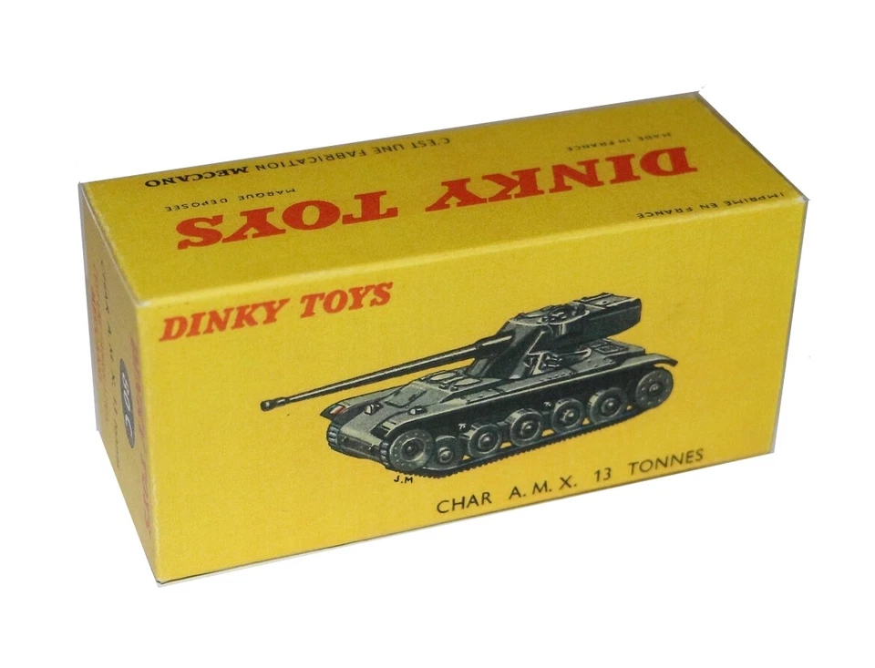 Dinky Toys boîte repro 80 C char AMX 13 tonnes - Photo 1/1
