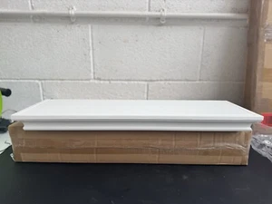 AHDECOR White Floating Shelf Wall Mounted, Super Sturdy, Easy Installation - Picture 1 of 3