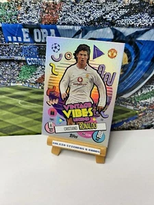 Topps Match Attax 2024/25 2025 Cristiano Ronaldo Man United Vintage Vibes Legend - Picture 1 of 1