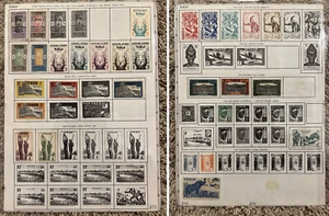 1916-1947 TOGO MINT USED STAMP LOT ON ALBUM PAGE ARCHERY, HORNS, SHORT SETS - Picture 1 of 12