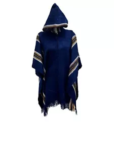 ALPACA Poncho UNISEX Handmade in Peru - Picture 1 of 1