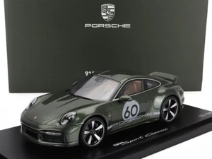 Funkenmodell 1/18 Porsche 911 992 Sport Classic 2022 eichengrün WAP0210110SSPC - Bild 1 von 7