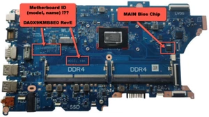 Bios chip For HP ProBook 445R G6 For MB: DA0X9KMB8E0 Rev E (!) Model X9K - Picture 1 of 4