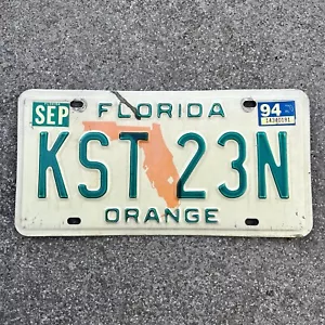 Original US Auto Kennzeichen Nummernschild USA 🇺🇸 Florida Orange - Bild 1 von 5