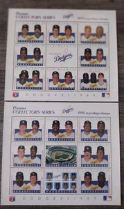 LA Dodgers 1989 Stamps. ST VINCENT MLB LOS ANGELES DODGERS STAMPS 1989 MNH - Picture 1 of 3