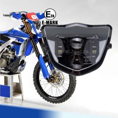 Faro LED E24 luz principal de haz alto bajo para Yamaha WR250F / WR450F 2012-2024 Foto 1 de 4