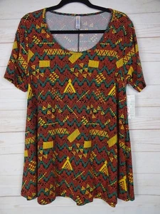 Lularoe Women's Perfect T Black with Multi Color Size Small NWT - Picture 1 of 3