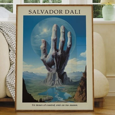 Dali Wall Art, Surreal Art Digital Print, Salvador Dali Art — 第 1/4 张图片
