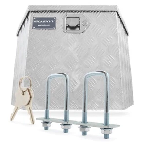 Alubox Transportbox Anhängerbox Deichselbox 38x70x29x42cm Aluminiumbox Kiste - Bild 1 von 7