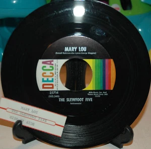 THE SLEWFOOT FIVE, MARY LOU / SIDE BY SIDE. 1967 DECCA ~~Excellent condition~~ - Picture 1 of 2