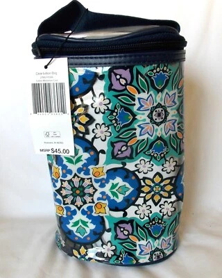 Vera Bradley LISBON MEDALLION COOL Bolsa Loción Transparente NUEVO  Foto 1 de 2
