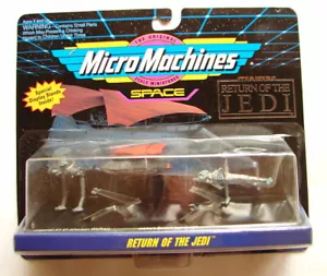 Star Wars Micro Machines Galoob Set ROTJ 3 back set SIN USAR SIN USAR 1a edición. 621 - Imagen 1 de 3