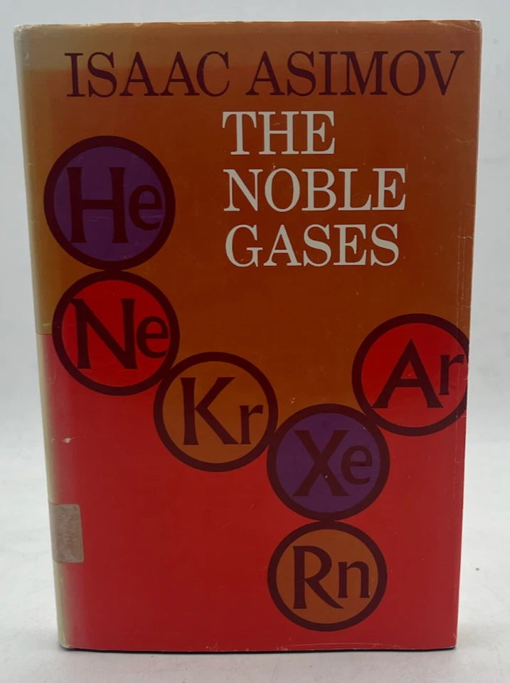 The Noble Gases Isaac Asimov 1966 Basic Books  1st Edition 2nd Print HC/DJ Foto 1 de 4