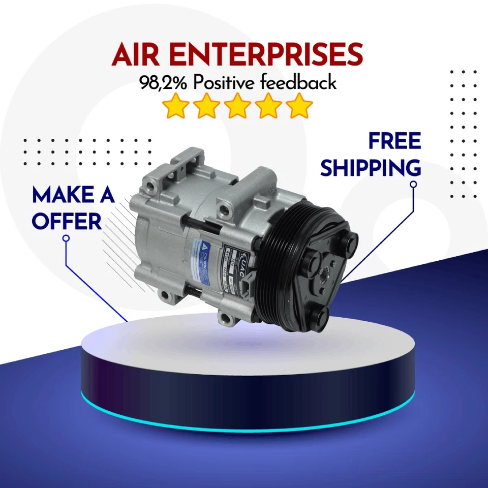 Compressor A/C Fit Mazda B2500 1998-2001, Mazda B3000 1994-2001 - Image 1 of 1