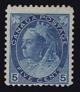 Kanada Scott 79 postfrisch LH OG Gummi Dist 1899 5c blau Lot AB6013 bhmstamps - Bild 1 von 2