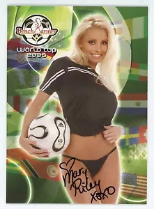 Mary Riley authentisch handsigniert 2006 Benchwarmer Weltmeisterschaft #3 - Bild 1 von 1