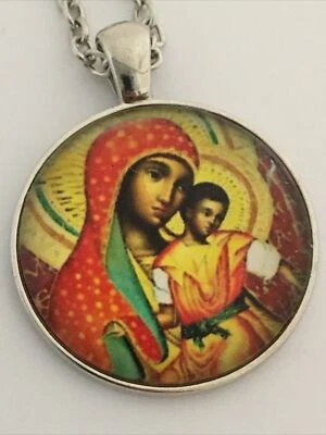 Madonna & Child  religious   NECKLACE   UK seller Y2 - Image 1 of 4