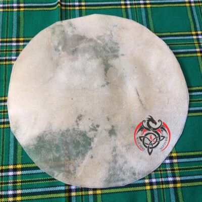SCOTTISH DRAGON SD Calf Skin Drum Head Banjo Snare Drums Djembe Tamburin Irish Bodhran 12"