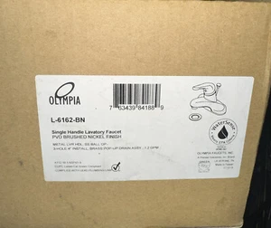 Olympia L-6162-BN Single Handle Lavatory Faucet - Picture 1 of 5