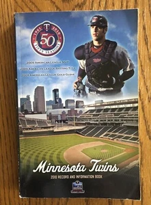 Joe Mauer Minnesota Twins Media Guide Hall of Fame 2010 Record Book MLB Baseball - Bild 1 von 5