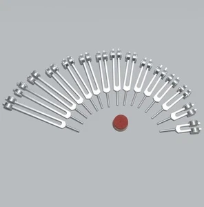 15 Weighted Human Organ Healing Tuning forks for Sound Therapy + Free Activator - Picture 1 of 1
