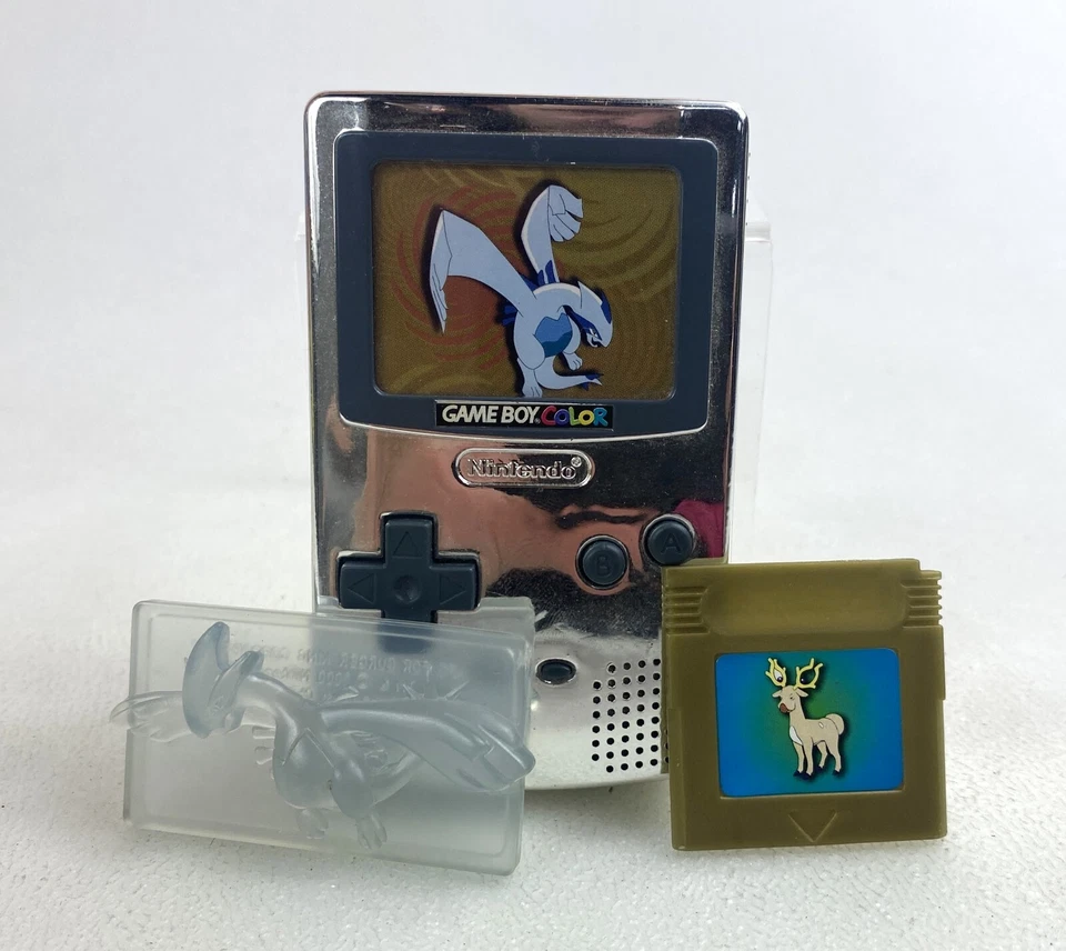 Plata Lugia Pokémon Nintendo Game Boy Color Juguete Completo 2000 Burger King Raro Foto 1 de 2
