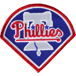 Philadelphia Phillies Diamant Logo Manches Patch Jersey Officiel MLB Emblème - Picture 1 of 1