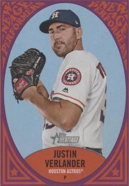 2019 Topps Heritage - Justin Verlander #NAP-12